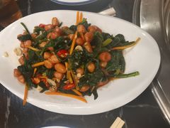 陈醋菠菜花生米-富贵铁锅炖(一部)