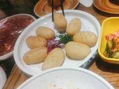 红糖糍粑-快活林酸汤鱼鲜品火锅店(甲秀楼店)