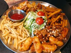 无骨炸鸡年糕拼盘-速度披萨(蓝色港湾店)