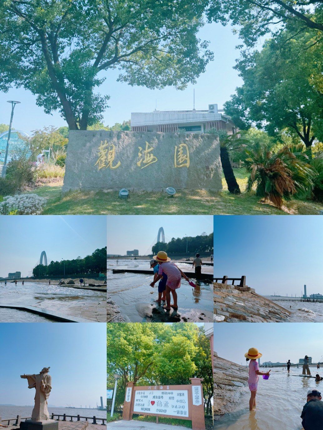 嘉兴海盐|观海园海边玩水77挖螃蟹02