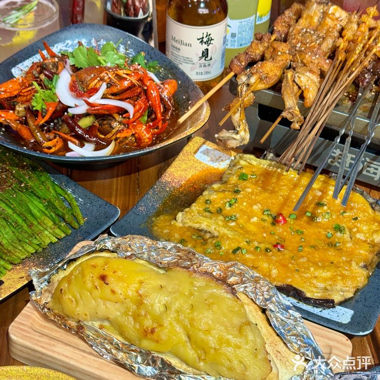 海鲜烧烤氛围感小酒馆🌊追着日落赶海去！