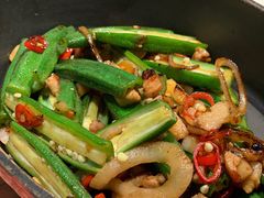 小炒秋葵-小大董·烤鸭(凤凰汇店)