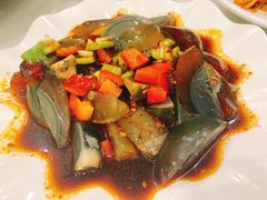 尖椒变蛋-小草大排档(北沙坡店)