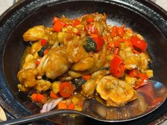 石锅紫苏牛蛙仔-北平食府·北京烤鸭(北京西站六里桥店)