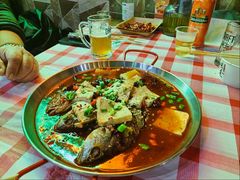 黄鱼烧豆腐-小竹签烤肉纸包鱼小龙虾(唐韵路店)