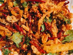 干煸茶树菇-百味地锅鸡(二店·财校分店)