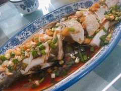 清蒸白水鱼-南花桥羊肉馆老字号(乌镇店)