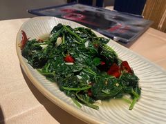 炝炒地瓜叶-山石榴·贵州菜(丰盛里店)