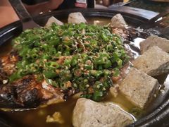 翡翠青椒烤黔鱼-烤匠麻辣烤鱼(环球中心店)