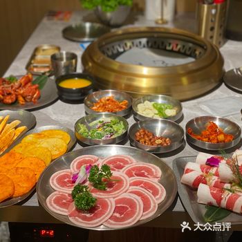 #艾特你的饭搭子请你吃 第一次打卡亚欧8楼花槿韩式烤
