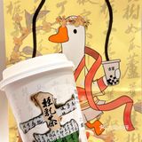 入秋🍂运动の条鹅×桂花的轻乳茶国风十足~🪭