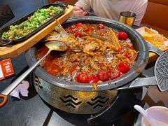 -探鱼·鲜青椒爽麻烤鱼(银泰城店)