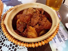 牛腩牛筋萝卜煲-熠盛粤味·顺德桑拿鸡(永康路店)
