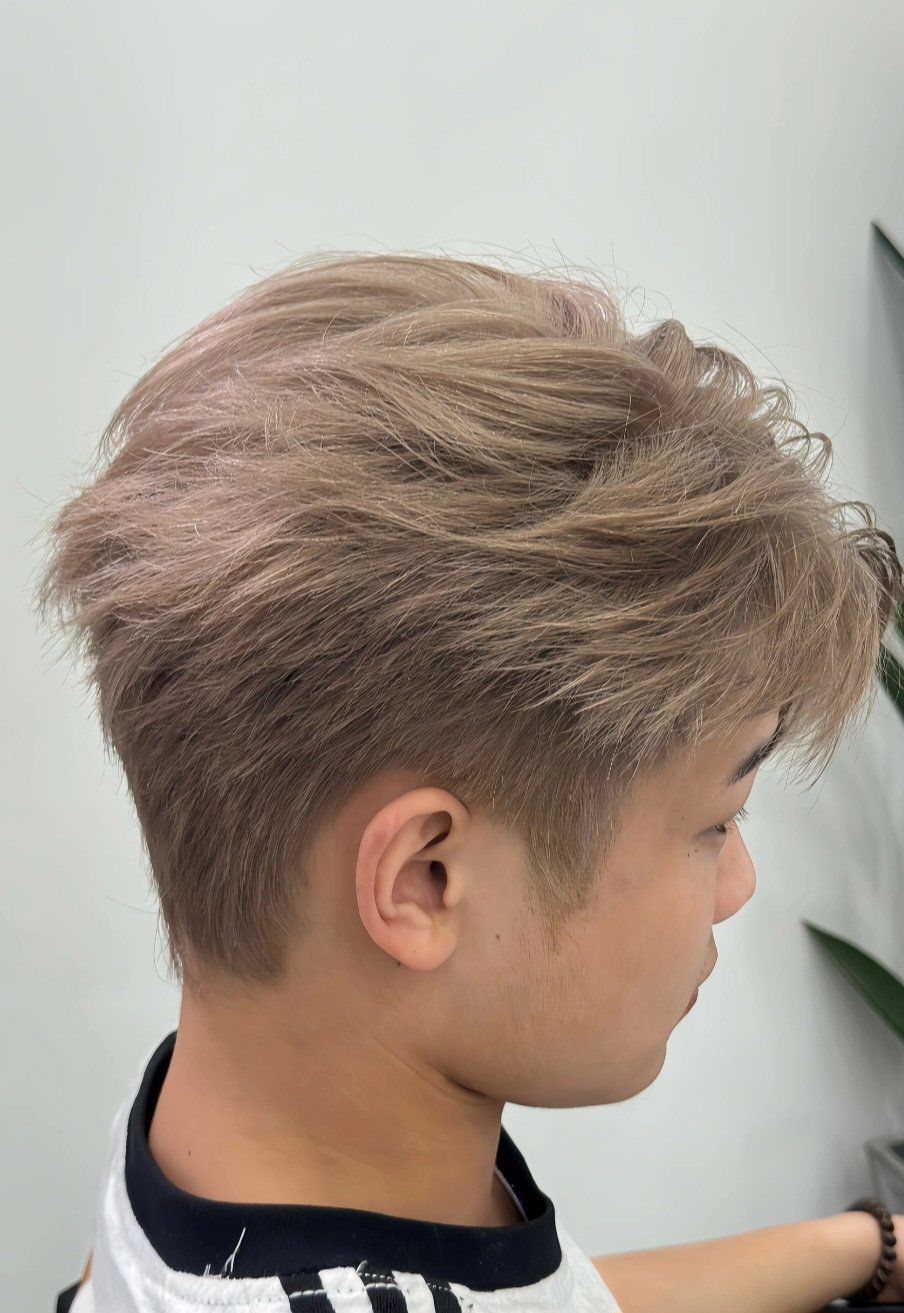 男士短发米棕色