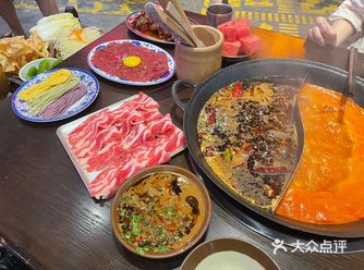 #天天领红包第一次吃萍姐火锅,工作日晚上还是比较忙的