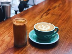 红豆沙拿铁-Line 咖啡(石厦花园店)