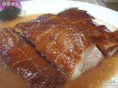 深井烧鹅近景-悦隆酒店-中餐厅