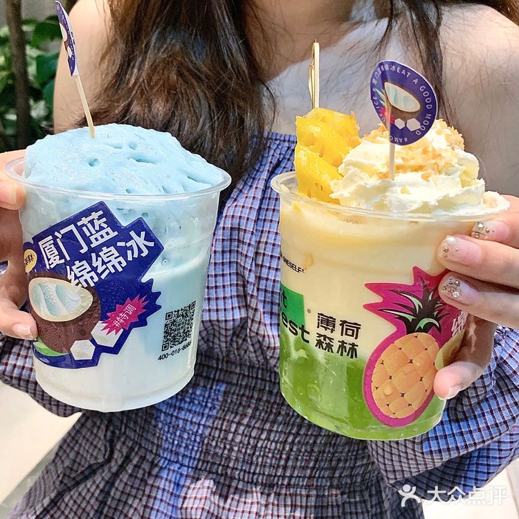 薄荷森林｜万象城旁清爽平价宝藏冰店！