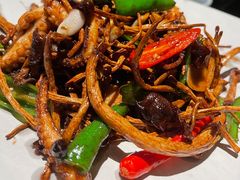 茶树菇炒八爪鱼-桂满陇-十里风荷(合生汇店)