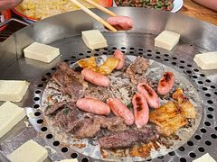 -陈叉子钢盆烤肉(中原万达店)