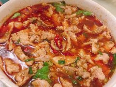 水煮肉片-吉事利茶餐厅