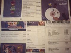 菜单-HIGH FIVE哈福手工汉堡(桂林路店)
