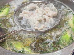 苦瓜酸菜黄豆汤底-潮悦牛肉火锅城(水贝店)