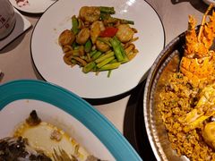 烧汁白玉菇炒带子-尚一汤·粤菜海鲜(环球港店)