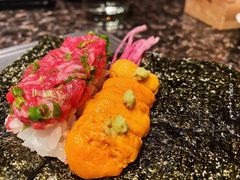 澳洲和牛海胆手卷寿司-老乾杯和牛烧肉(王府中环店)