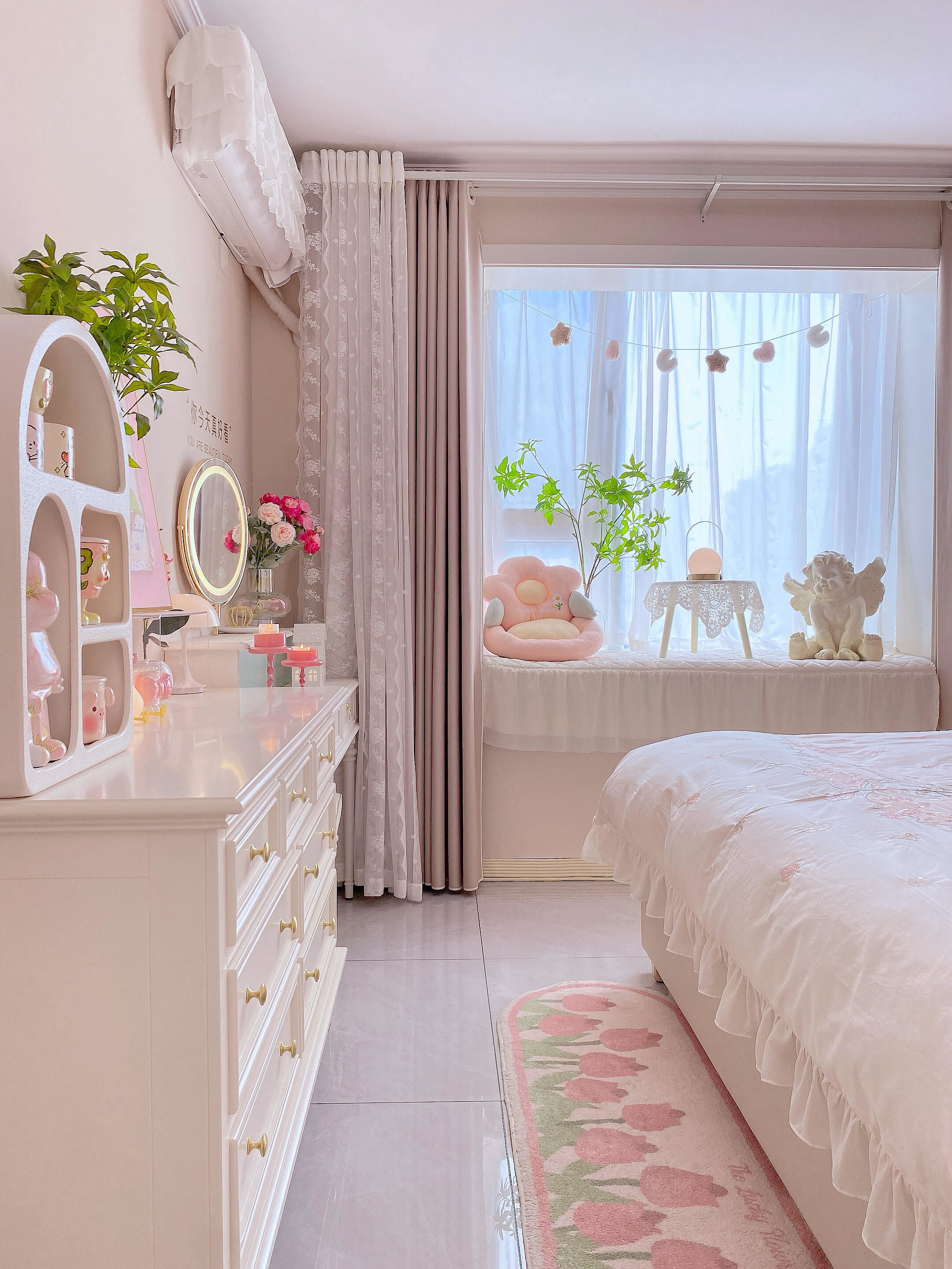 谁懂啊🥰温馨又舒适的卧室我真的太爱了✨