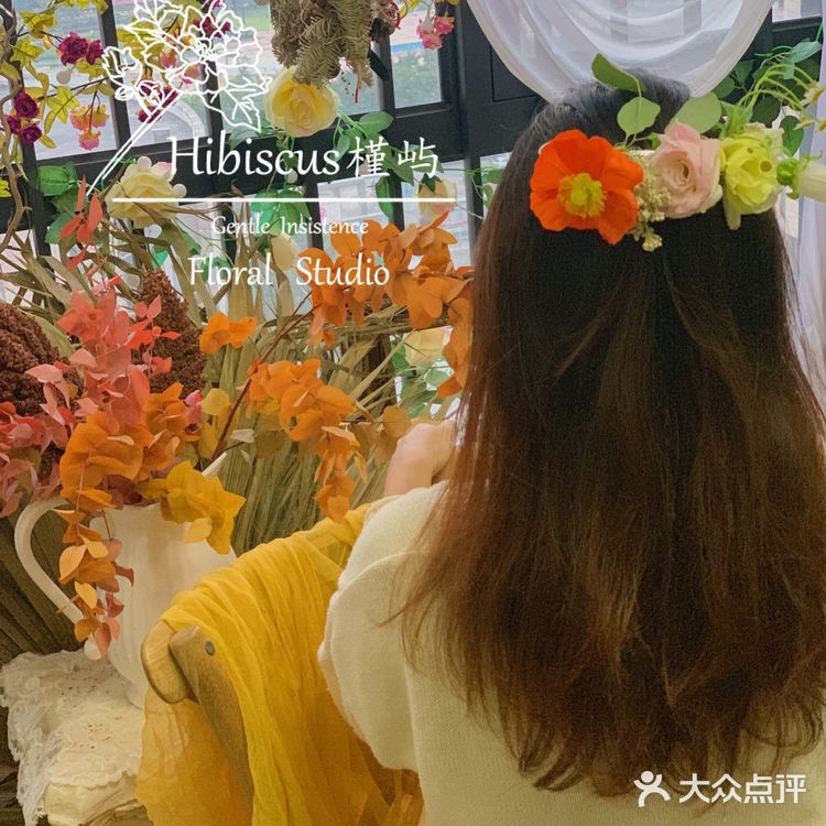 昨天闲来无事做的鲜花头饰