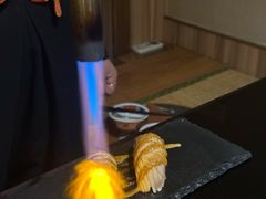 三文鱼火焰寿司-天狗山料理(省体店)