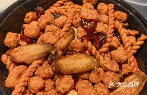 Chicken Rice Flower Hot Pot