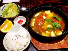 海蟹玉子豆腐定食-石屋料理(南京西路店)