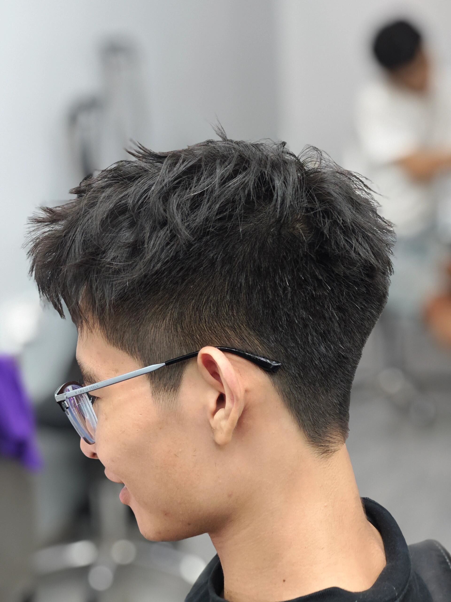 慵懒男士烫发