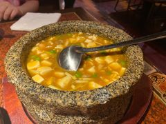 石锅鸡汤豆腐-绿茶餐厅(华联万柳店)