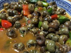 酱爆螺丝-芦茨金富饭庄·25年老字号·专做稻草鸡