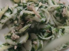 荠菜冬笋肉丝炒年糕-蘭心餐厅(进贤路店)
