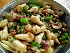 藕尖炒鸡杂-香竹农庄•传统竹筒饭(十年店)