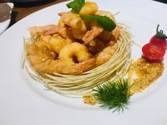 -东来菜馆•手抓海鲜家常菜•海鲜锅贴(鸽子窝店)