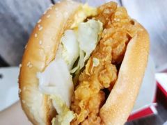 香辣鸡腿堡单人餐兑换券-肯德基(坑梓店)
