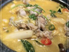 金汤酸辣田鸡-路边摊小炉子烧烤