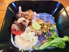 -蝶豆花蓝面条