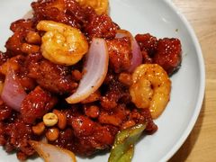 椒香虾仁爆鸡球-陈傻子餐厅(世纪都会店)