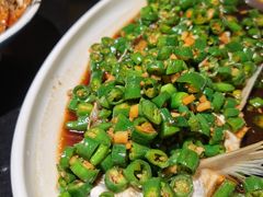 青椒白条鱼-老头儿油爆虾·知味杭州(爱琴海购物中心)