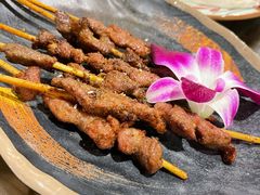 烤羊肉串-尚竹阁冬瓜盅·18年地标美食(平洲店)