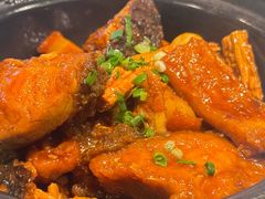 腐竹火腩鱼头煲-上海宝华喜来登酒店·采悦轩中餐厅