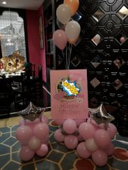 -11 Baby百日宴生日气球创意布置