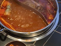 鸳鸯牛油菌汤锅-乔先生涮肉·鲜活牛羊肉火锅(塘沽店)