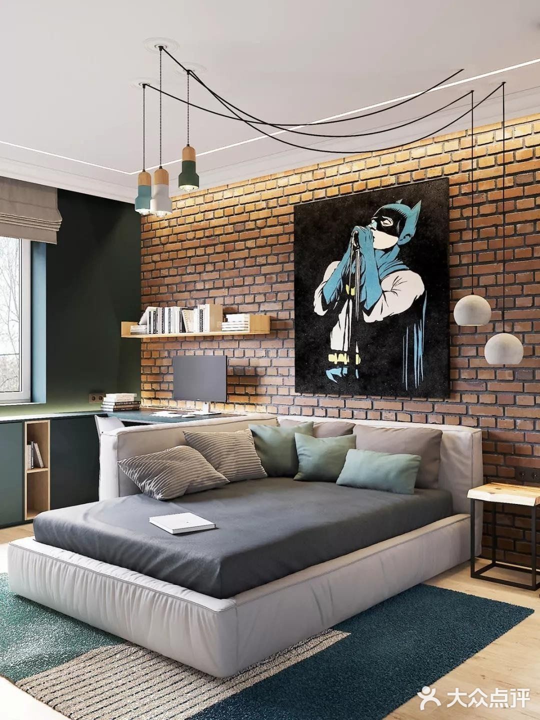 北欧风亲子房，莫兰迪配色也太高级了！